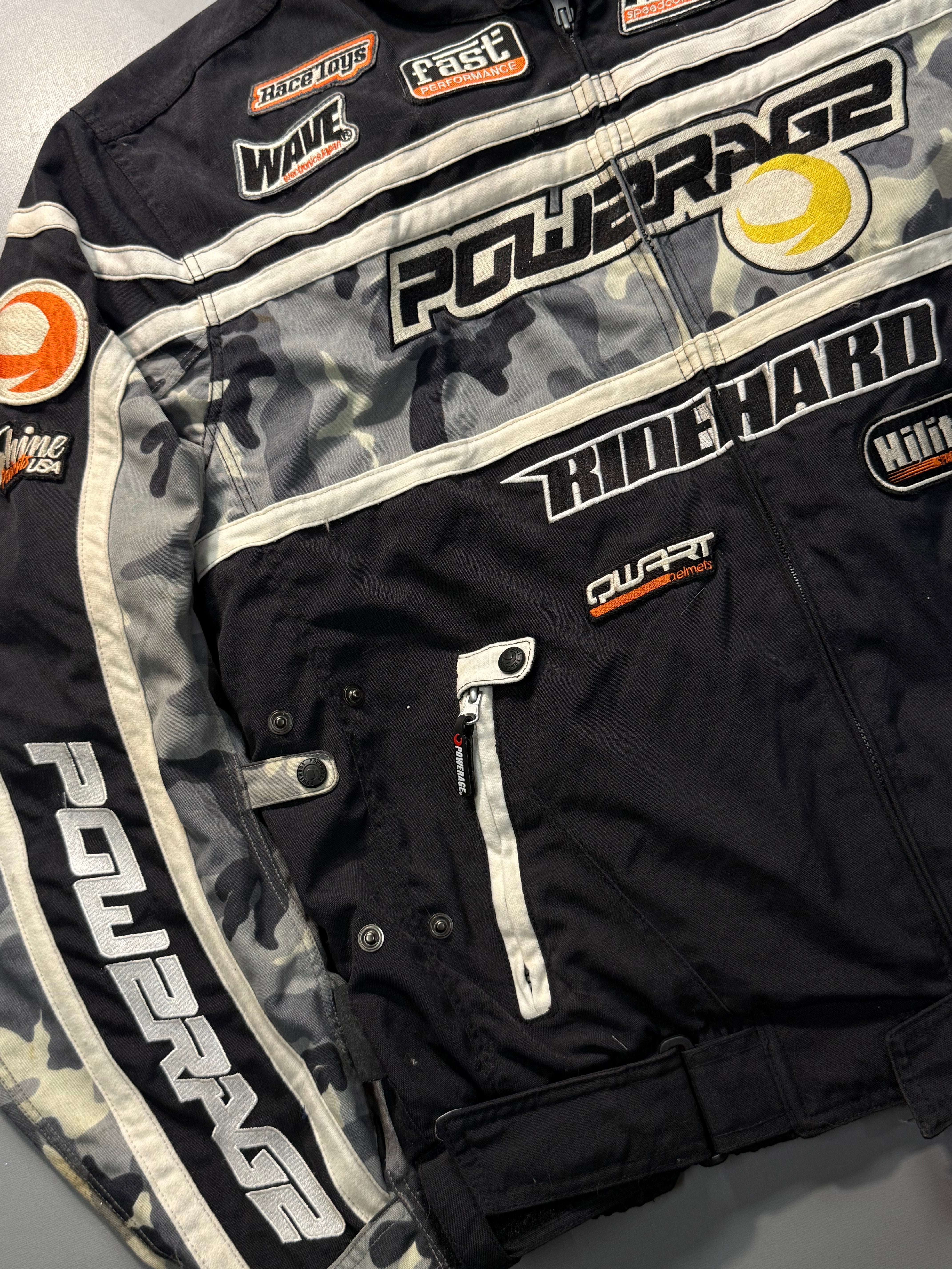 Biker Leather jacket(L/XL)