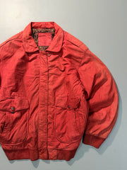 Bomber leather jacket(M/L)