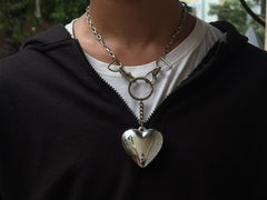 Silver Chunky necklace