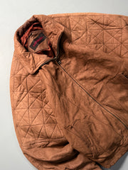 Bomber leather jacket(M/L)