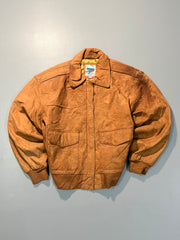 Bomber leather jacket(XS/S)