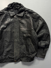 Bomber leather jacket(L/XL)