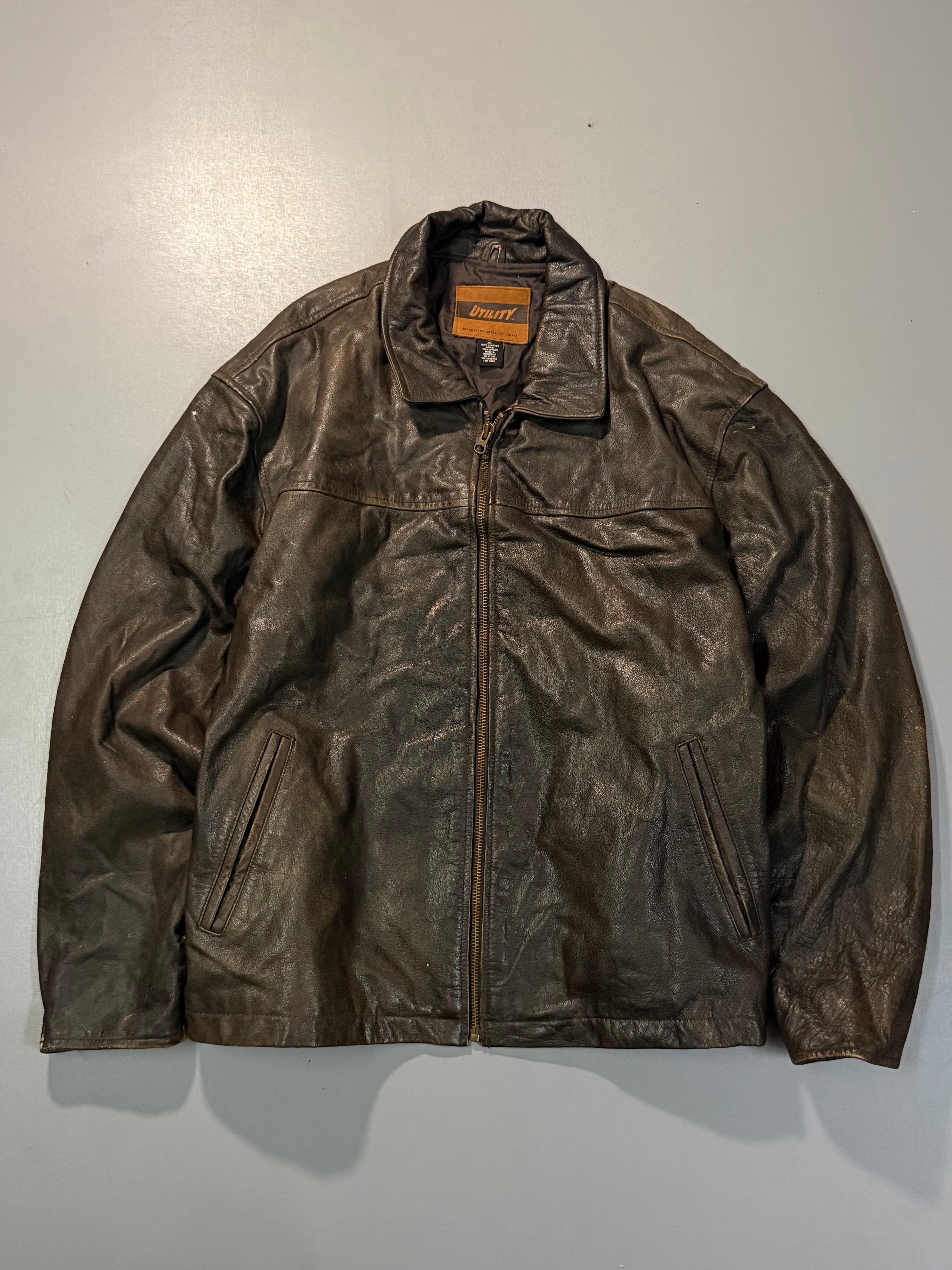 Leather jacket(L/XL)