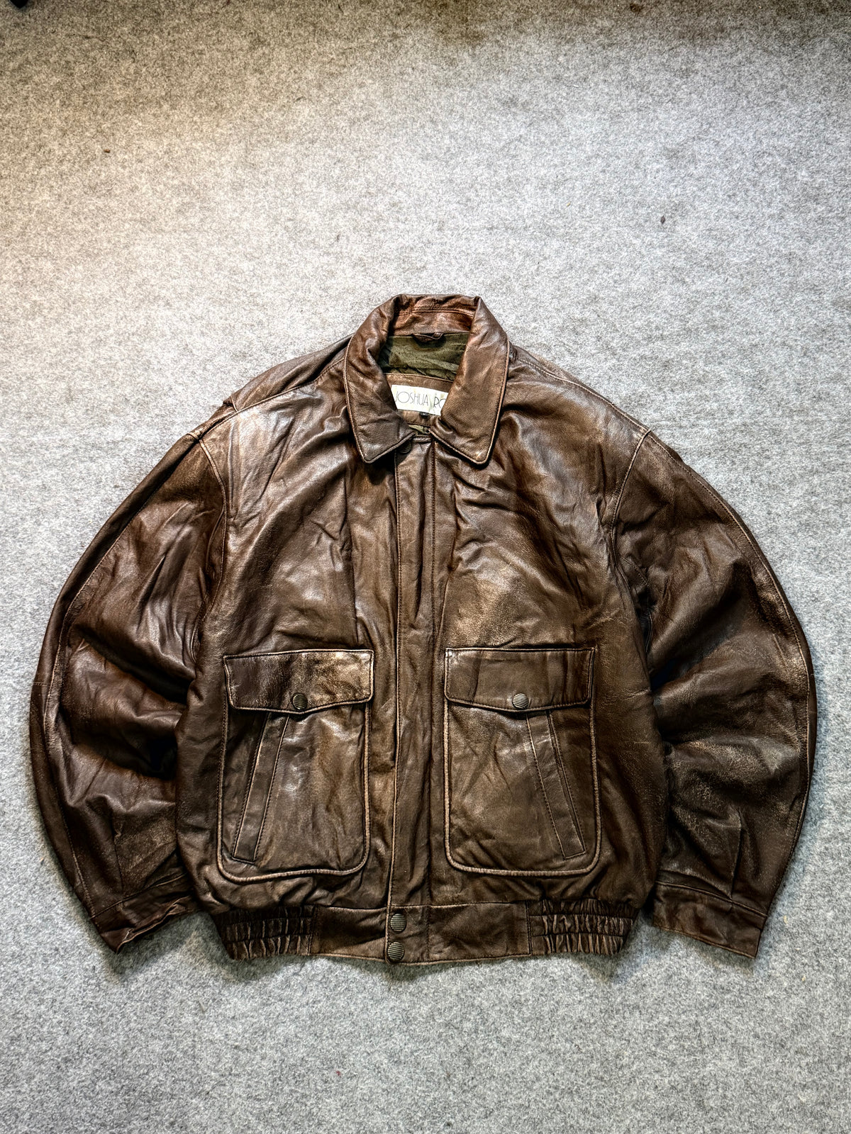 Pilot aviator bomber leather jacket (M/L/XL)