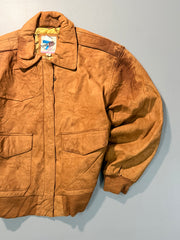 Bomber leather jacket(XS/S)