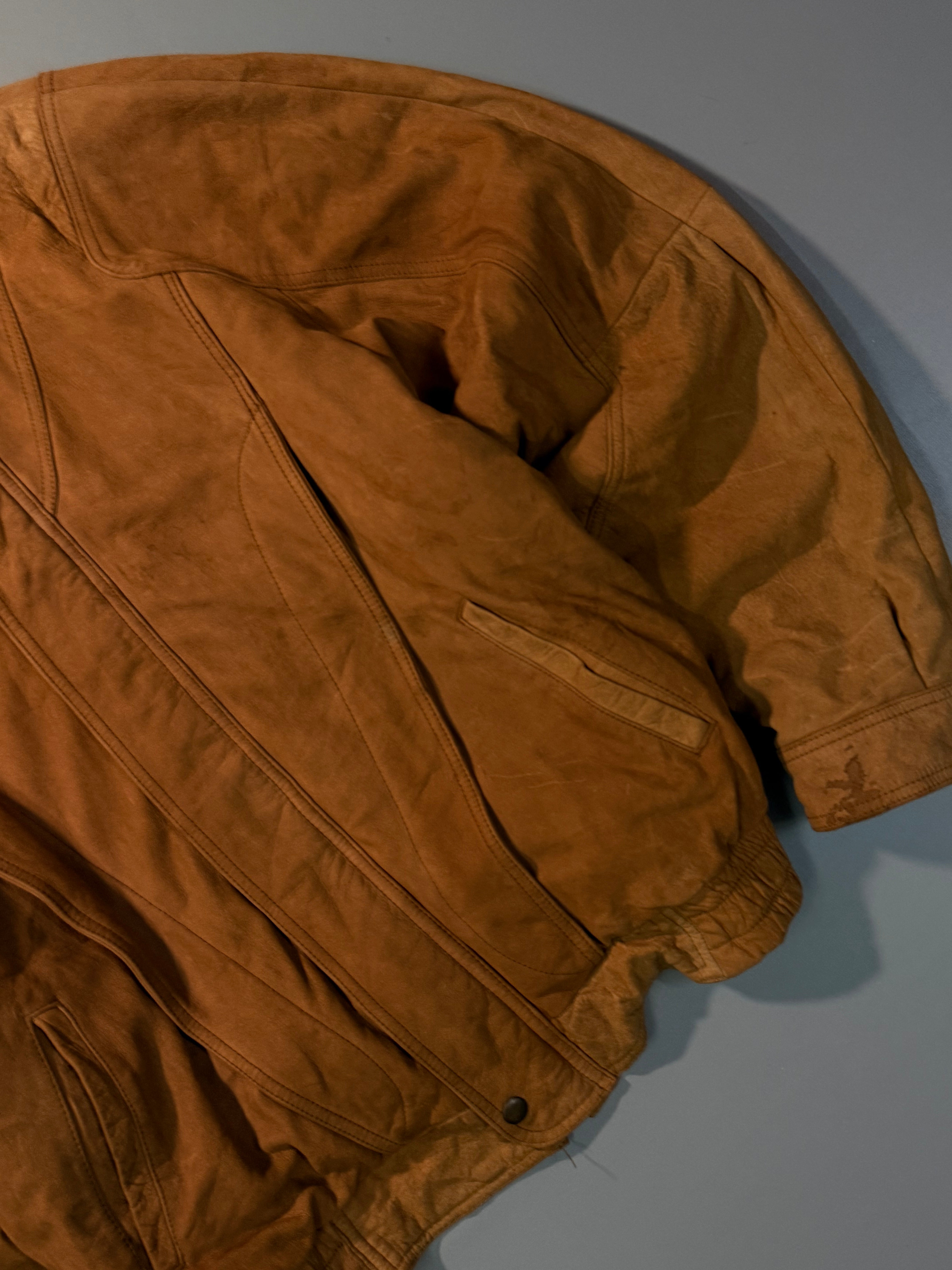 Bomber leather jacket(L/XL)