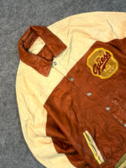 Bomber leather jacket(L/Xl)