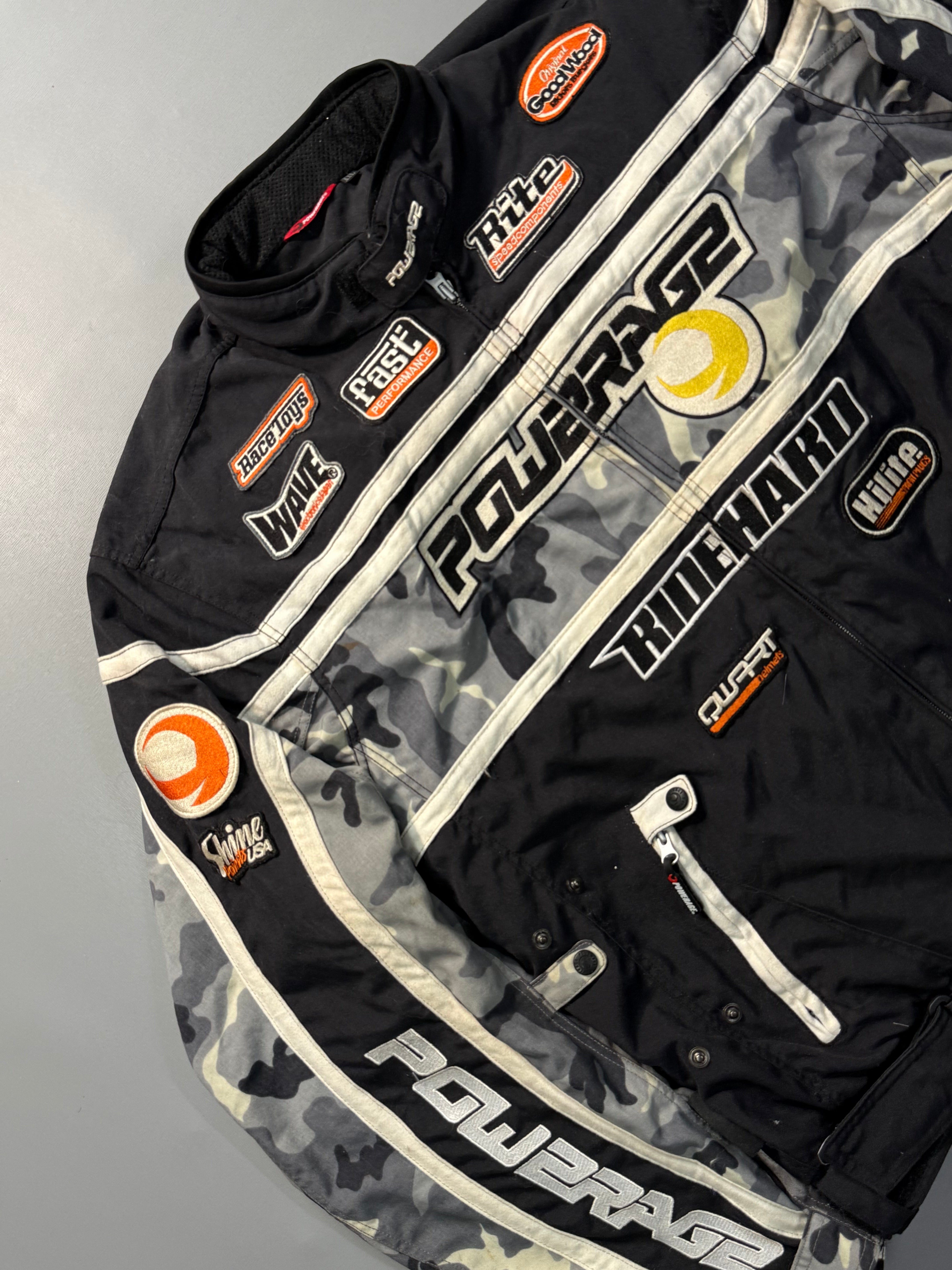 Biker Leather jacket(L/XL)