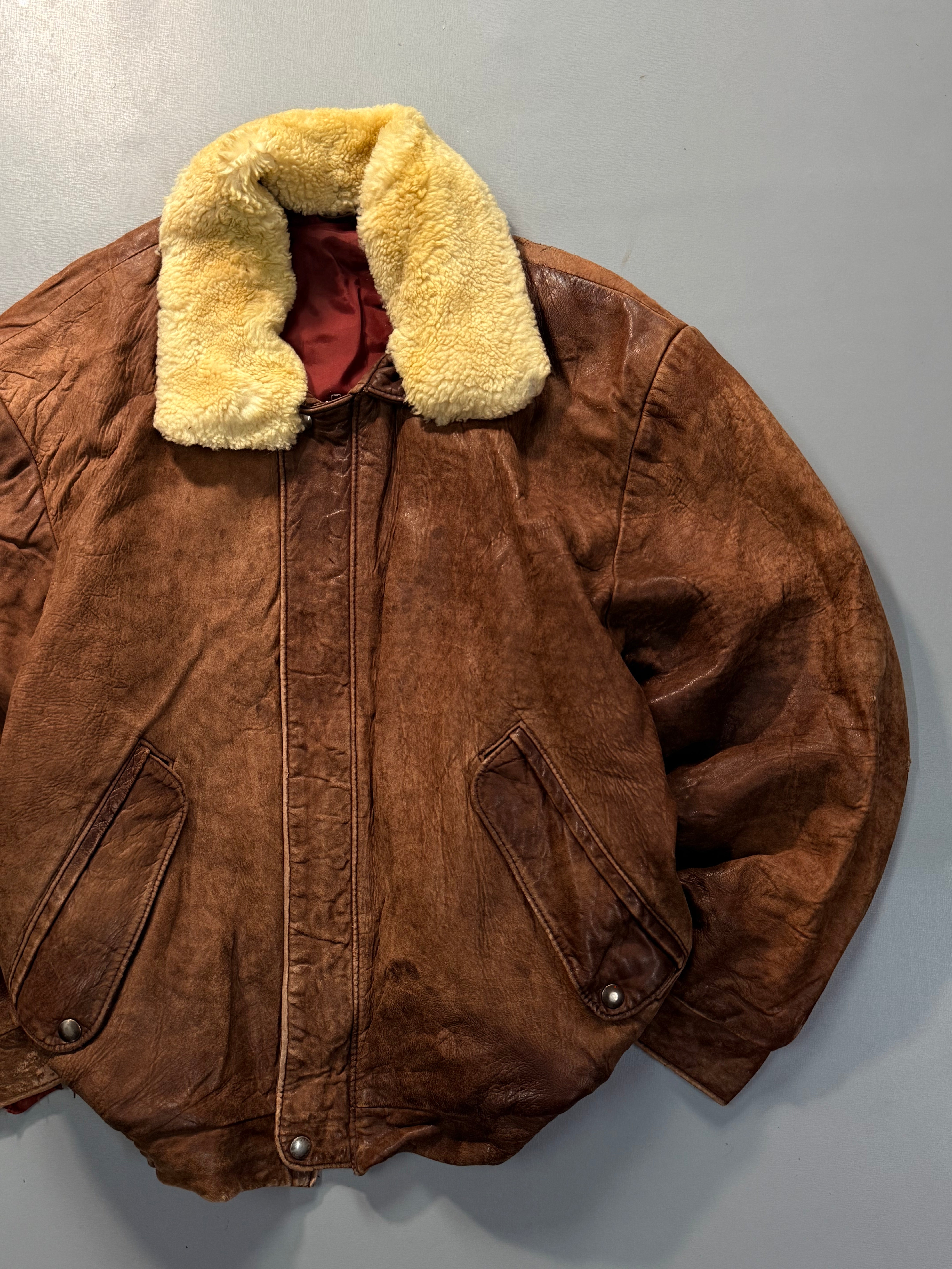 Leather jacket(M/L)