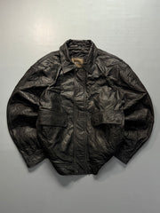 Bomber leather jacket(L/XL)