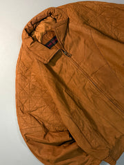 Bomber leather jacket(M/L)