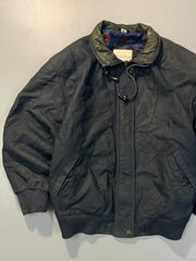 Bomber leather jacket(L/XL)