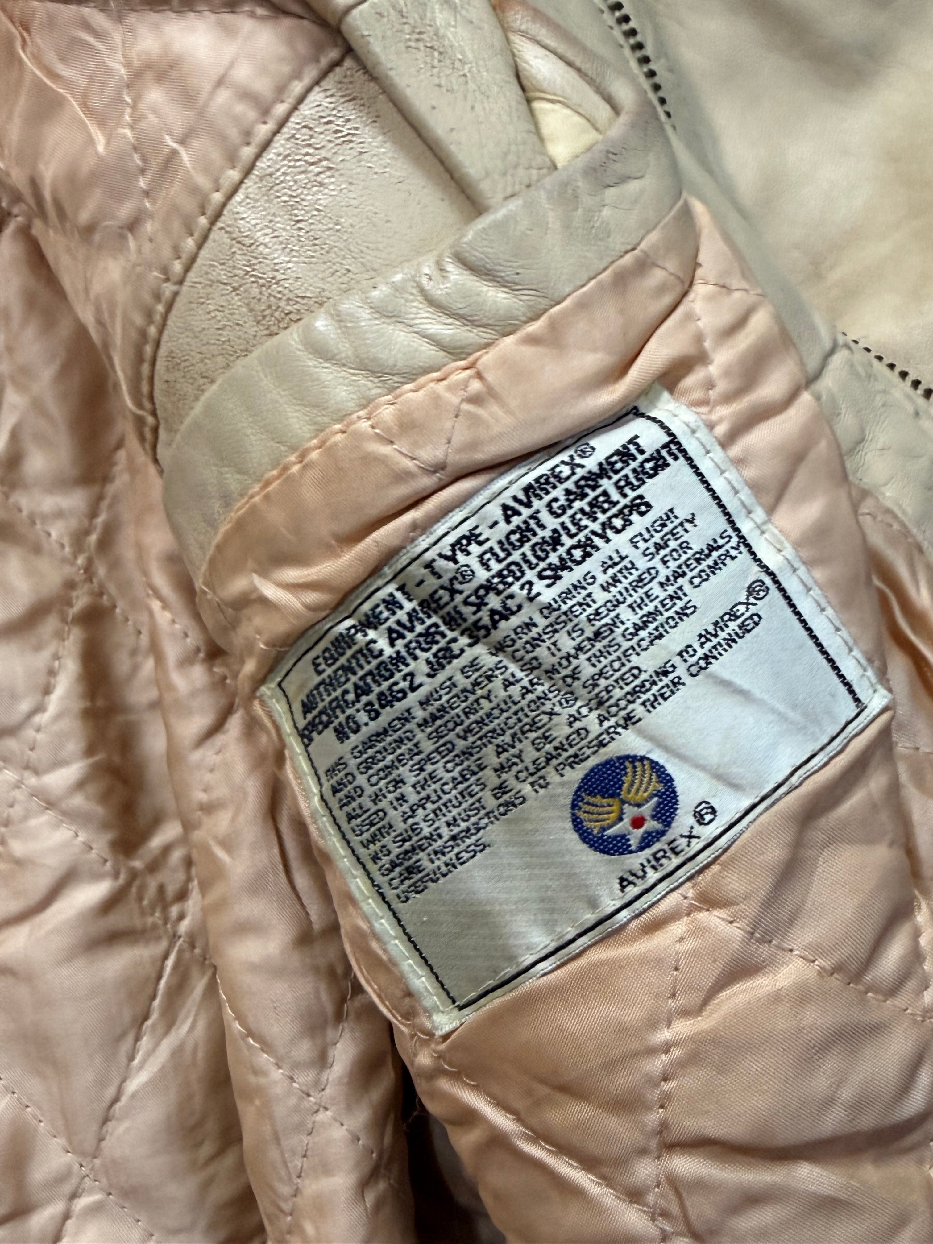 Avirex bomber leather jacket(2XL-3XL)