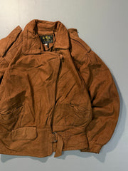Bomber leather jacket(XS/S)
