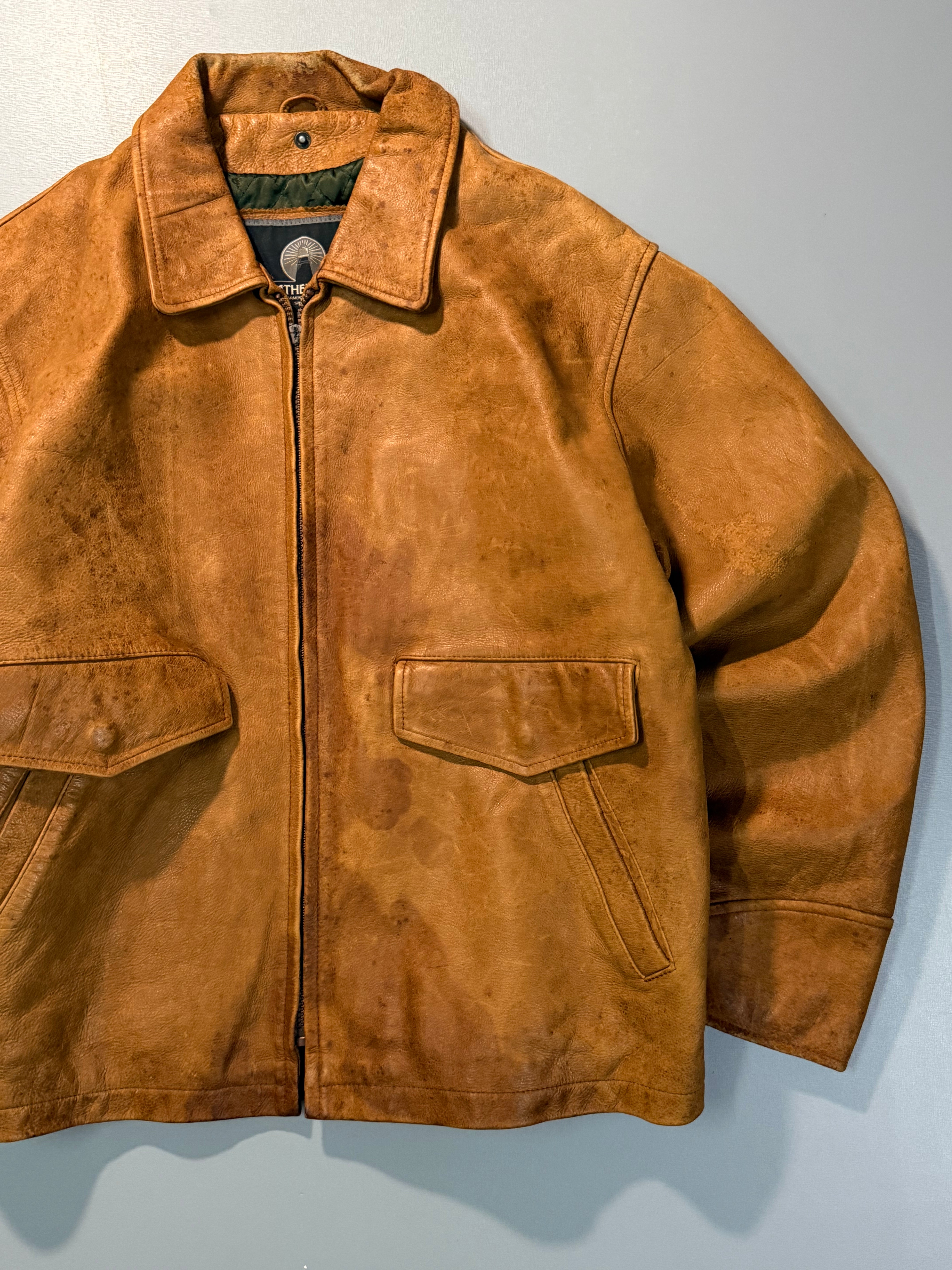 Leather jacket(L/XL)