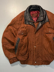 Bomber leather jacket(XL/2XL)