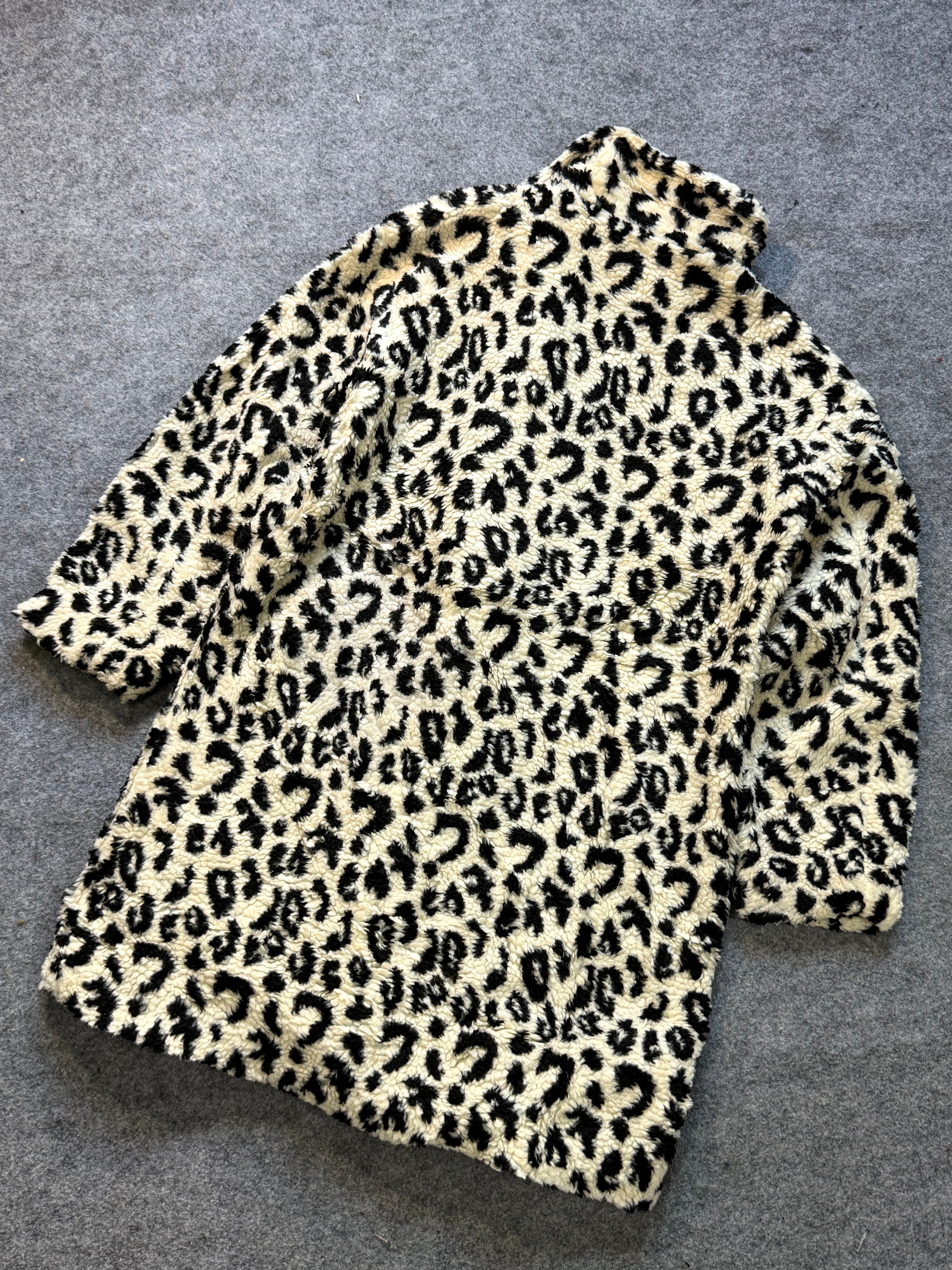 Animal print fur coat(M/L/Xl)