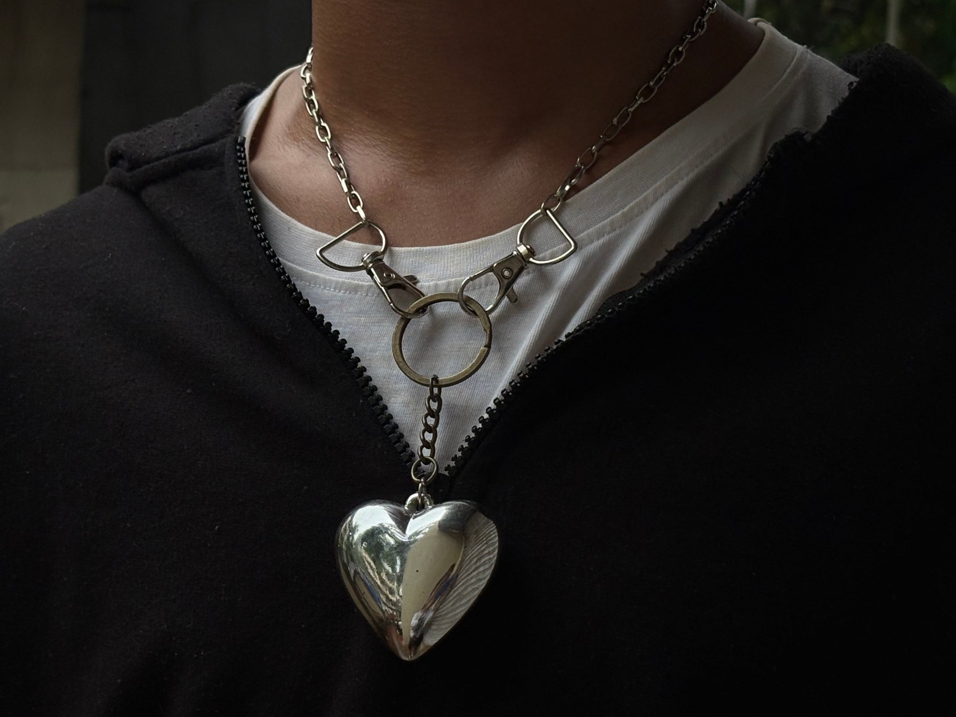 Silver Chunky necklace