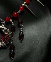 Blood drip design necklace (exclusive)