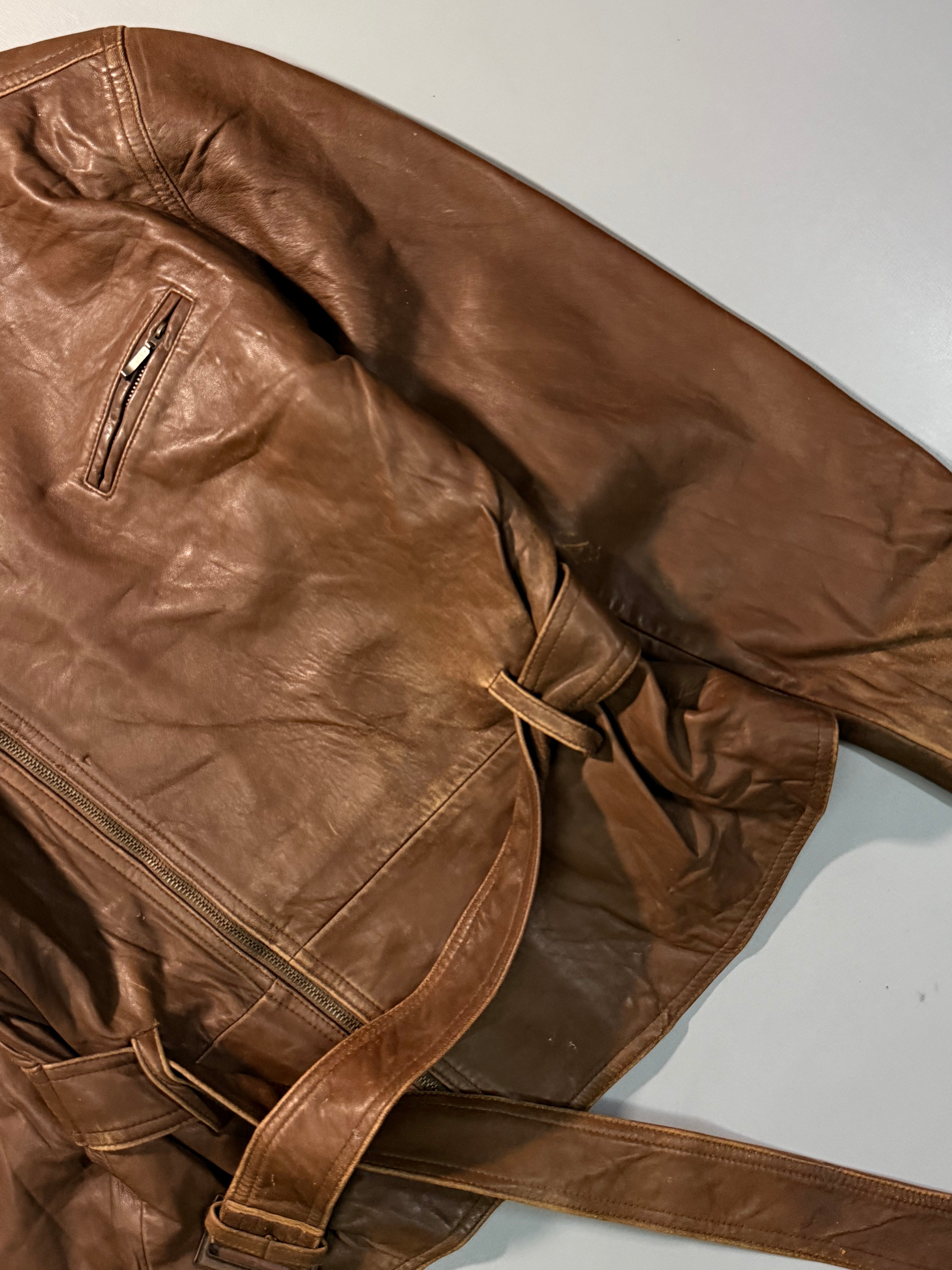 Biker leather jacket(XS/S)