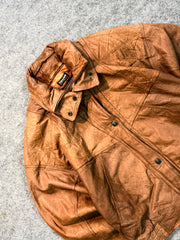 Bomber leather jacket(M/L)