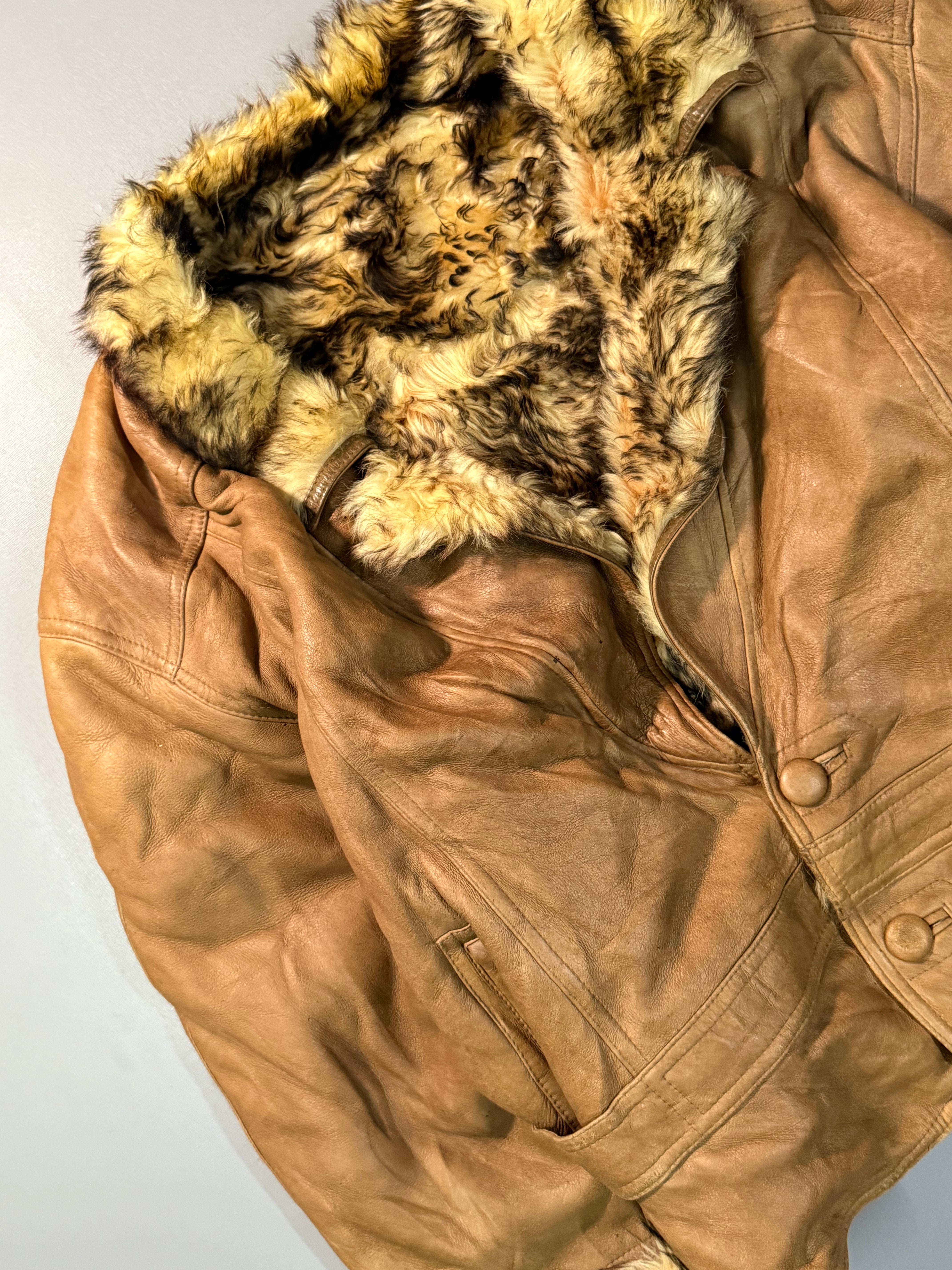 Leather jacket(L/XL)