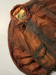 Bomber leather jacket(L/XL)