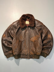 Bomber leather jacket(L/XL)