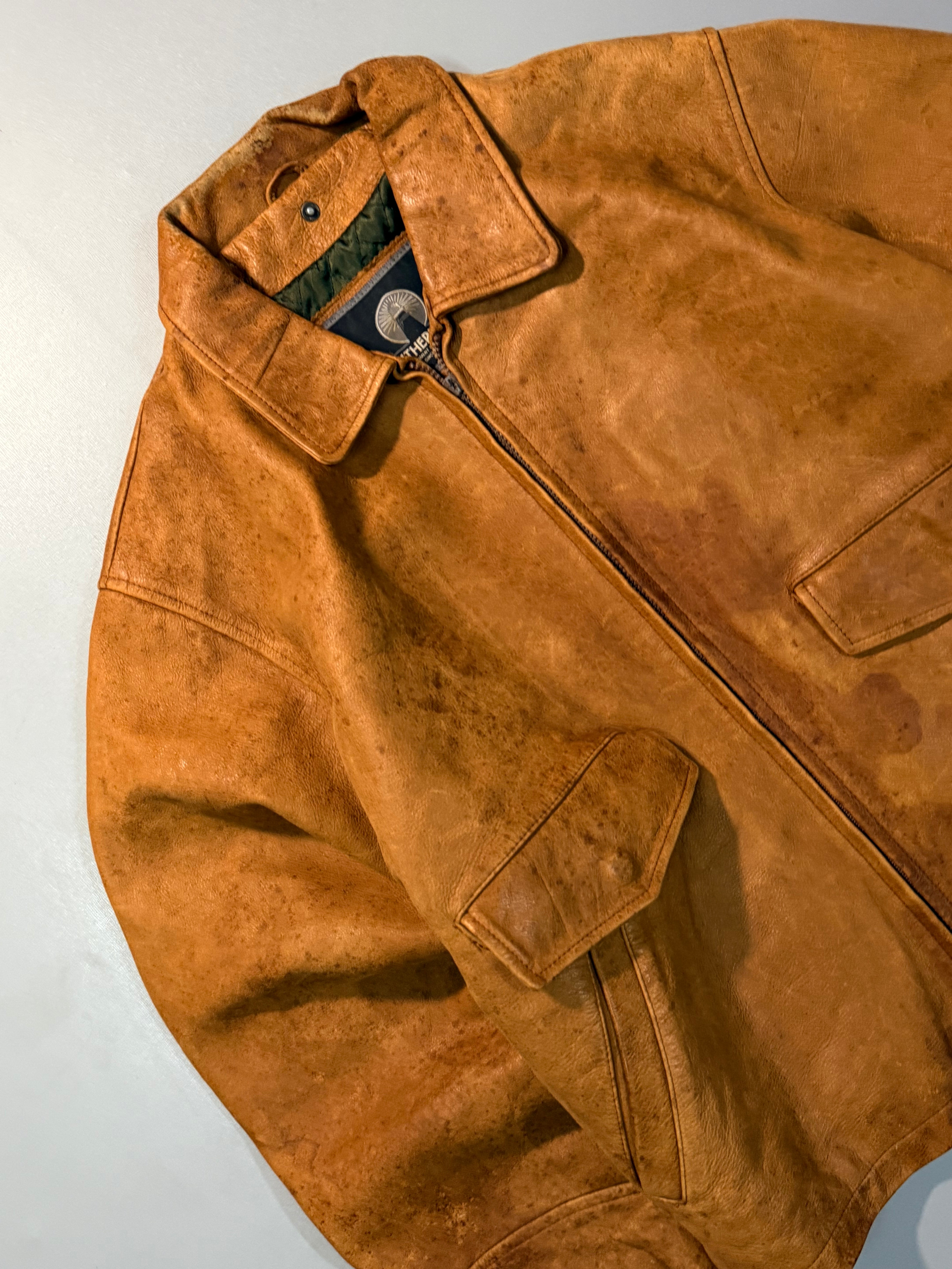 Leather jacket(L/XL)