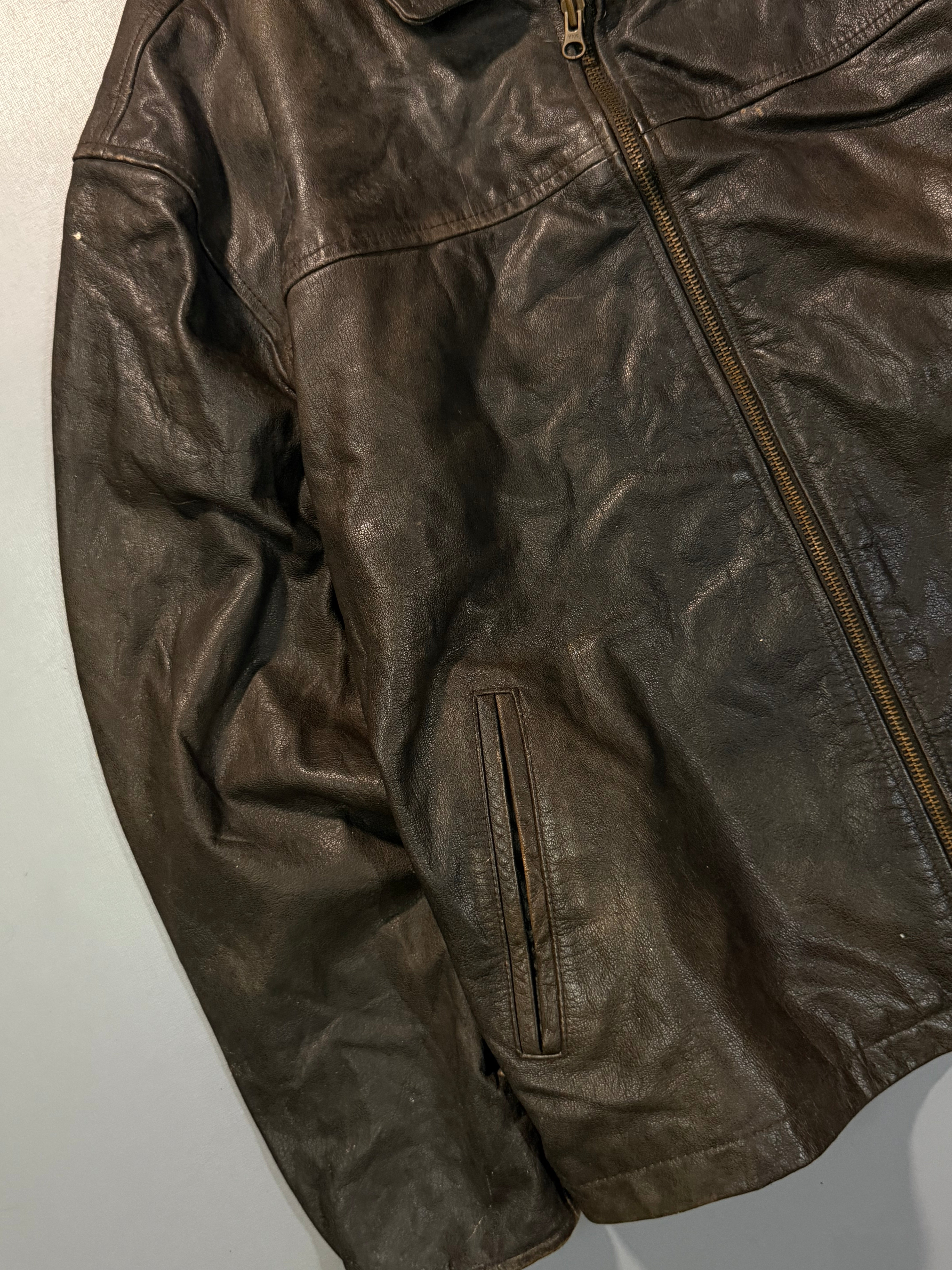 Leather jacket(L/XL)