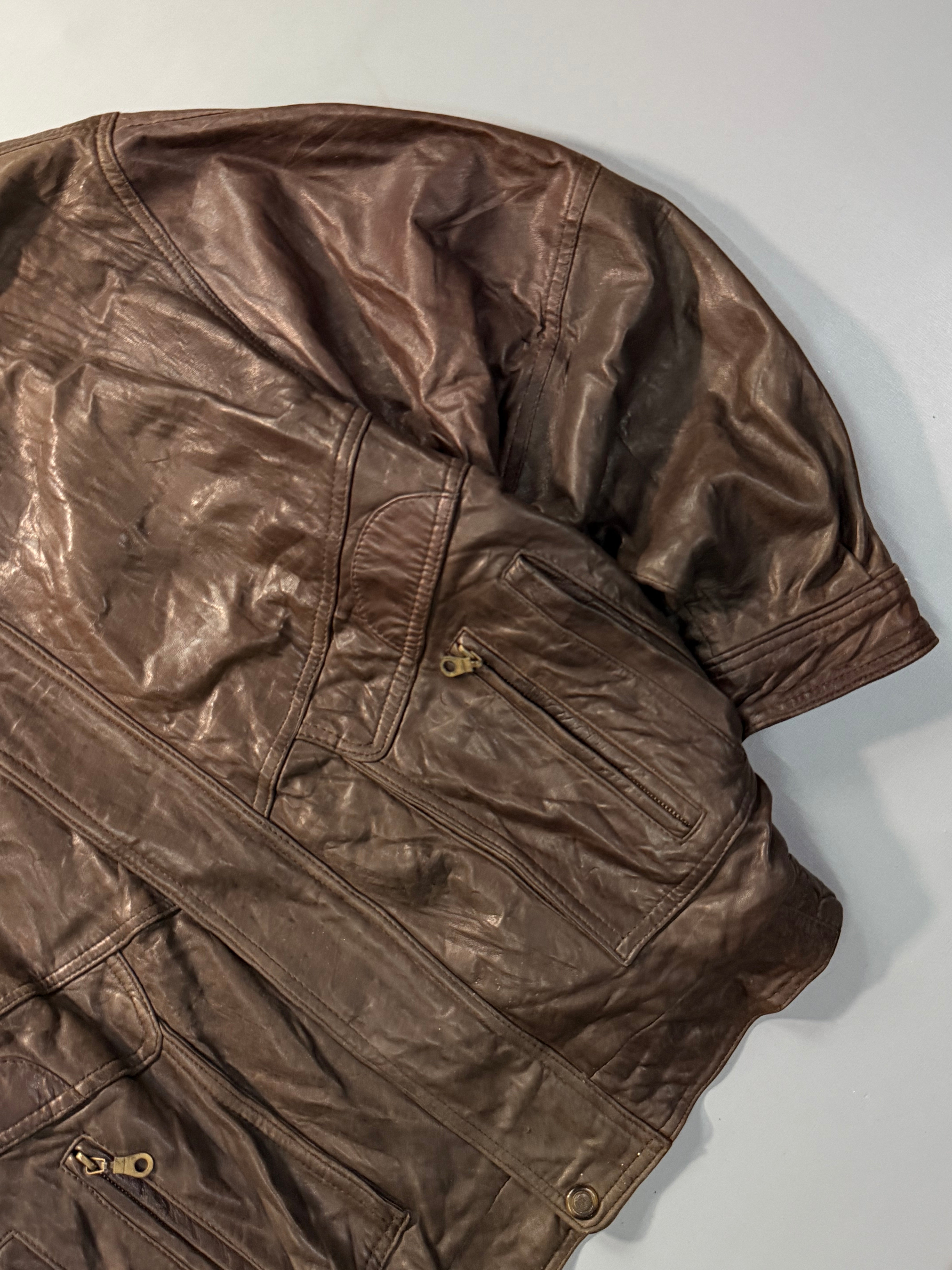 Leather jacket(L/XL)
