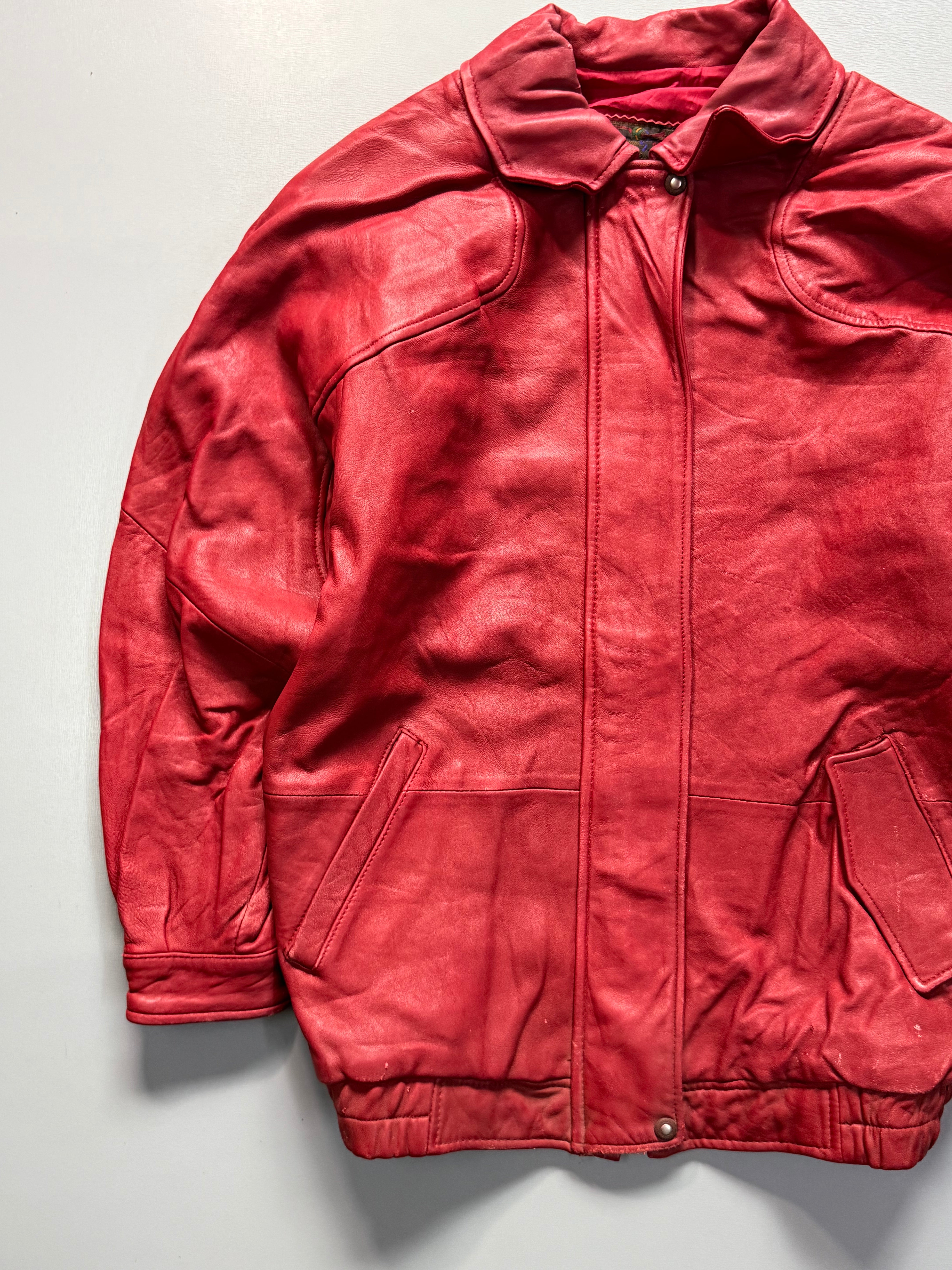 Leather jacket(L)