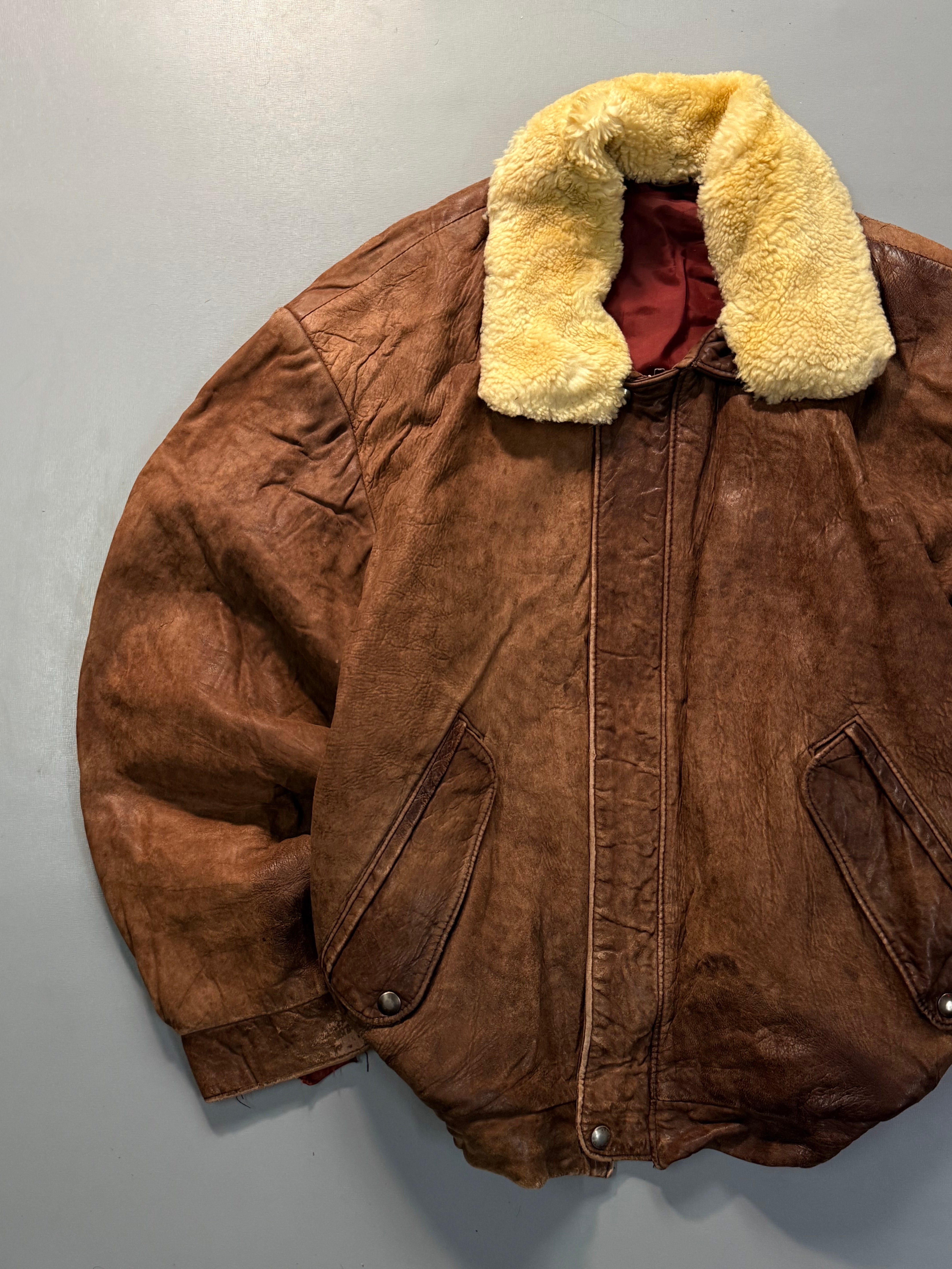 Leather jacket(M/L)