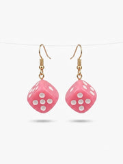 Pink earrings