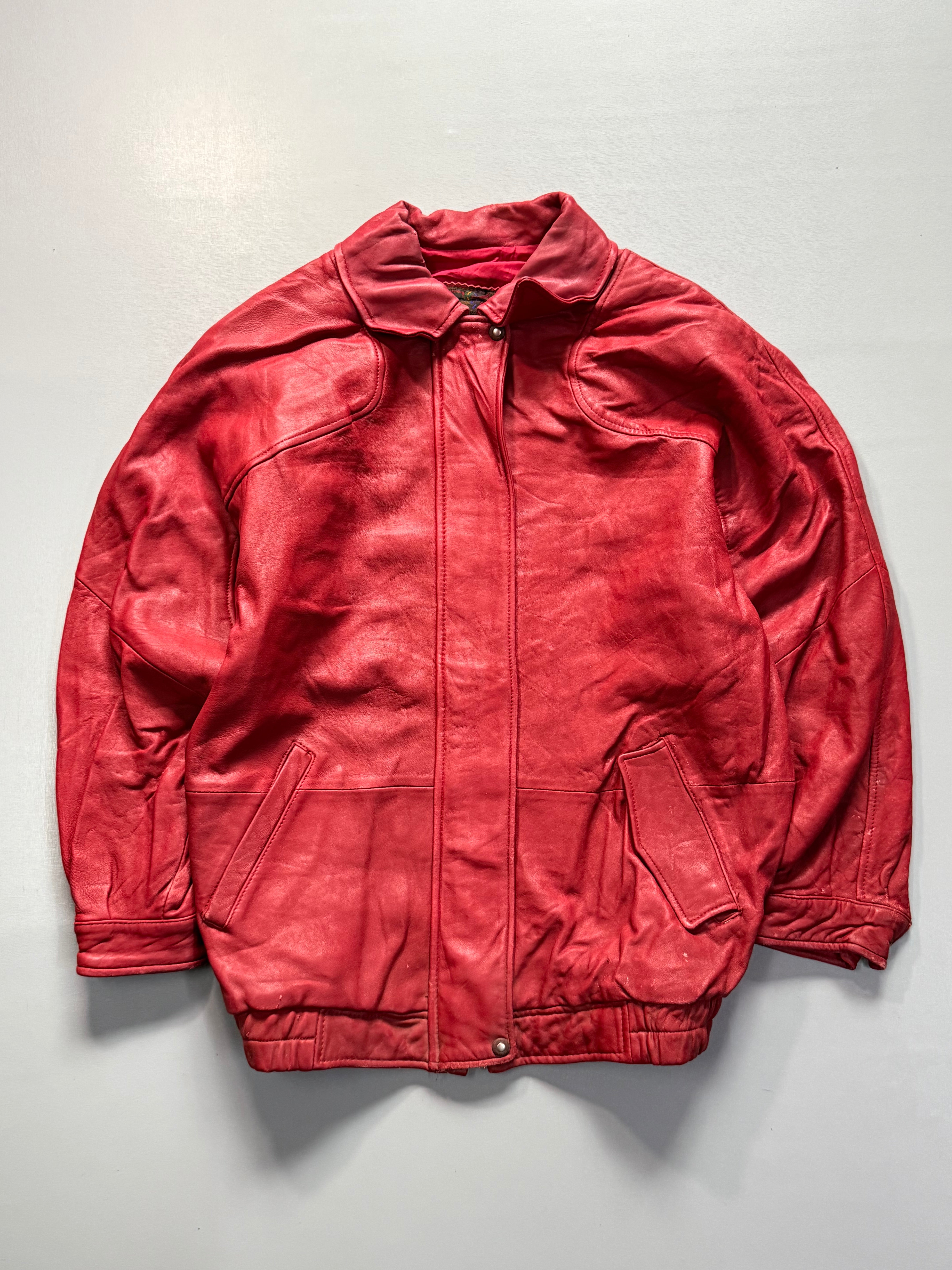 Leather jacket(L)