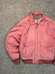 Bomber leather jacket(S/M/L)