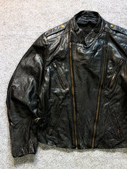 Biker leather jacket(M/L)