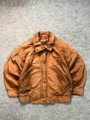 Bomber leather jacket(M/L)