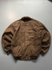 Bomber leather jacket(L/XL)