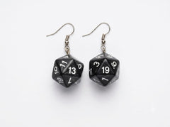 Black chunky earrings