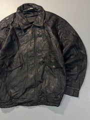 Bomber leather jacket(L/XL)