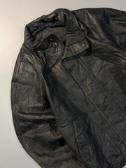 Bomber leather jacket(M/L)
