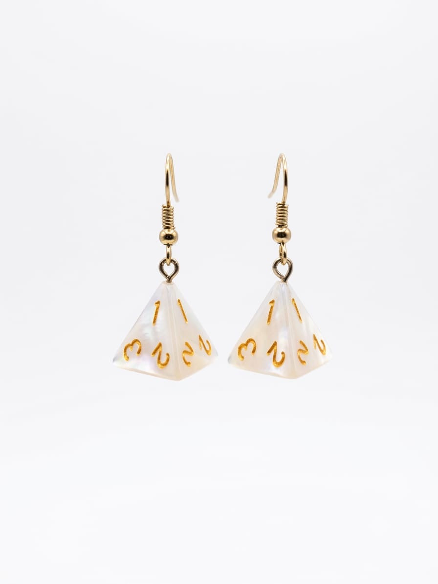 White Earrings