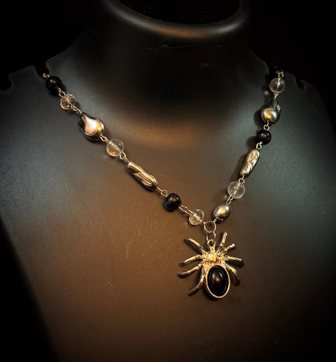 Spider necklace