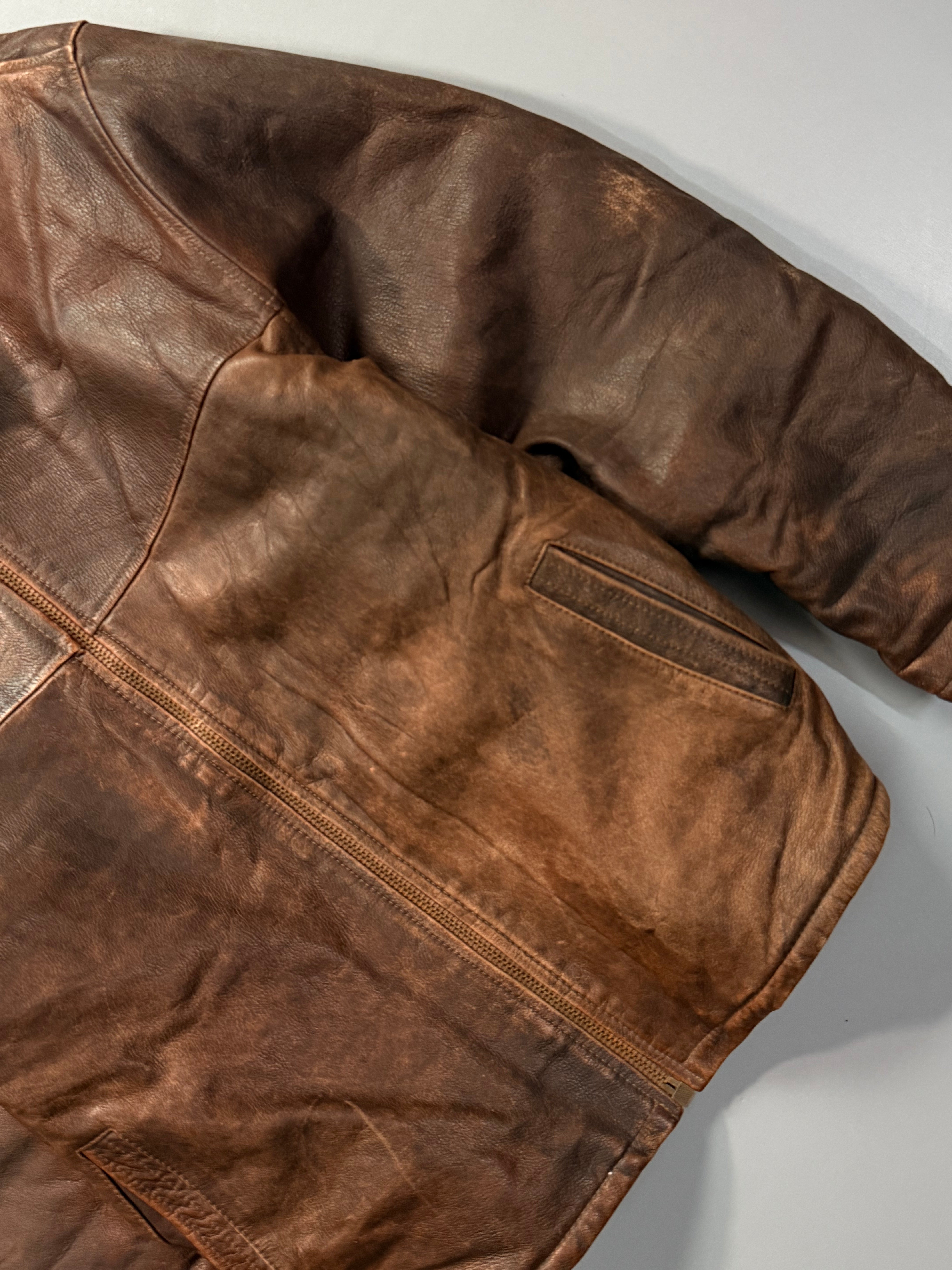 Leather jacket(M/L/XL)