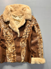 Fur-Leather coat (S/M/L)