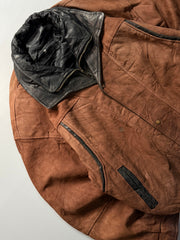 Bomber leather jacket(XL/2XL)