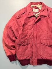 Bomber leather jacket (M/L)