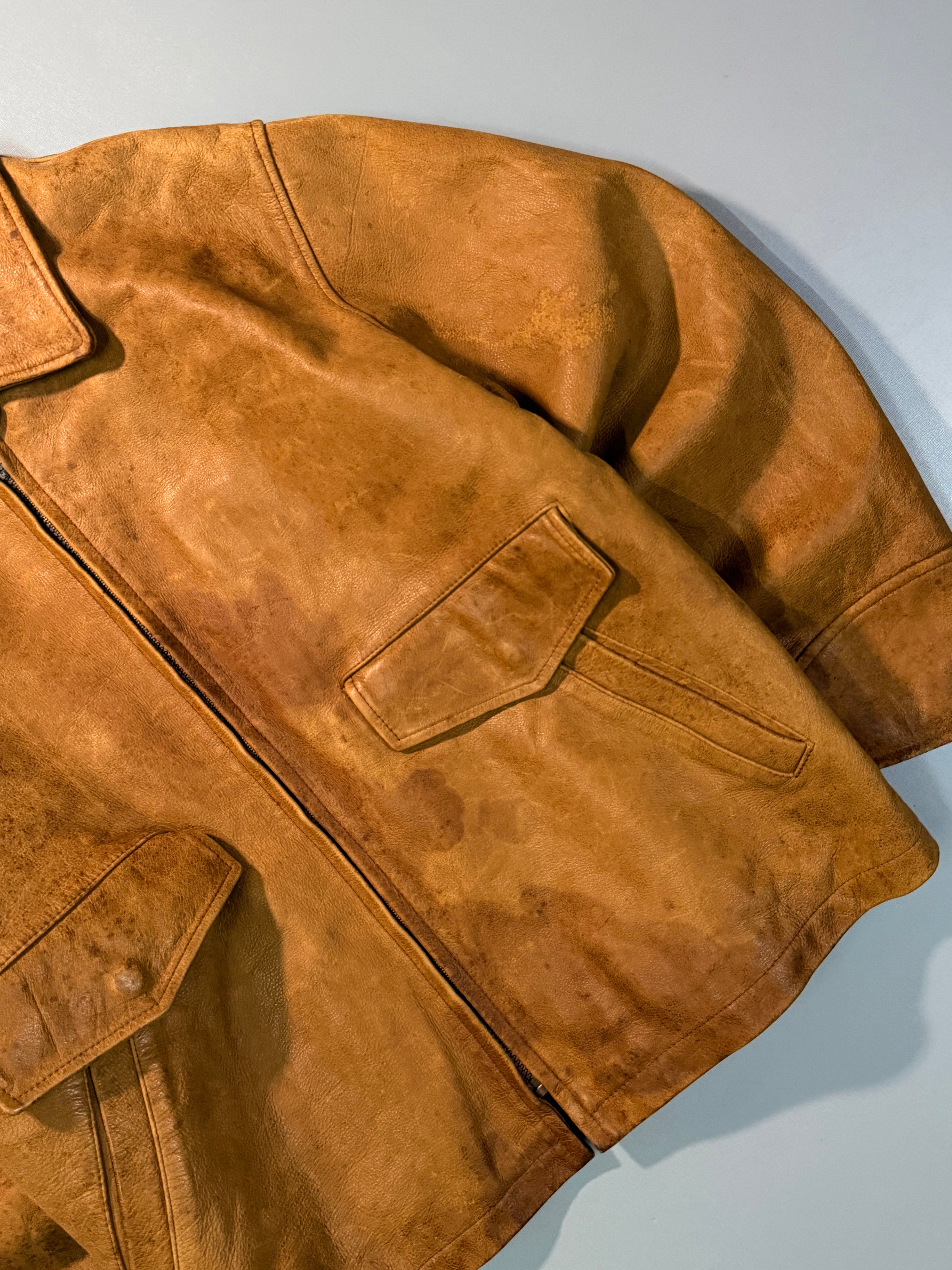 Leather jacket(L/XL)