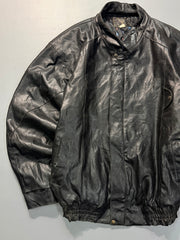 Bomber leather jacket(L/XL)